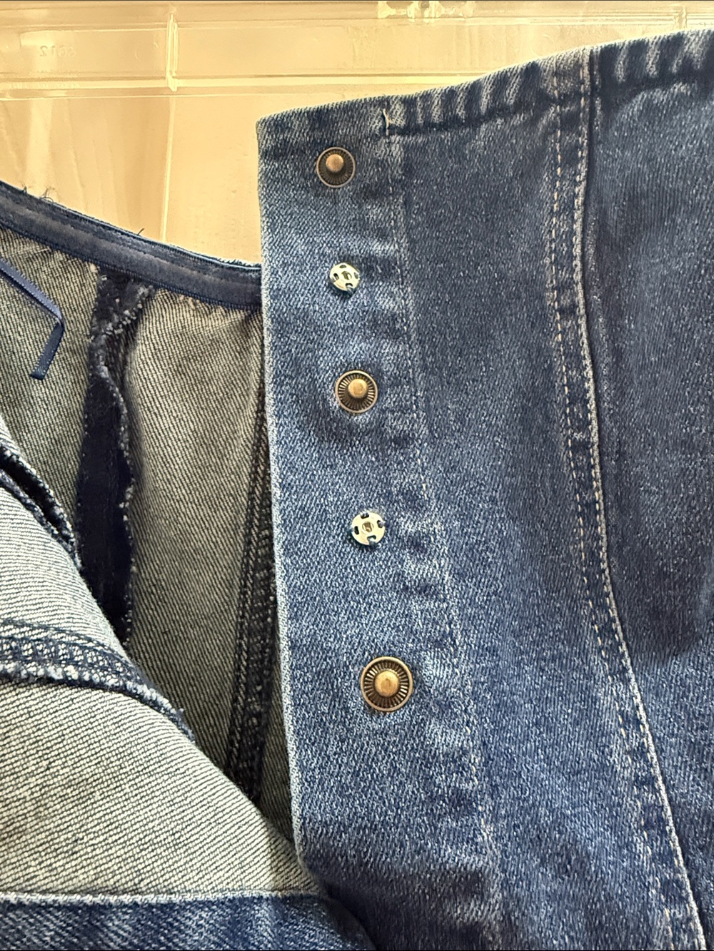 Denim peplum strapless top! - Picture 4 of 4